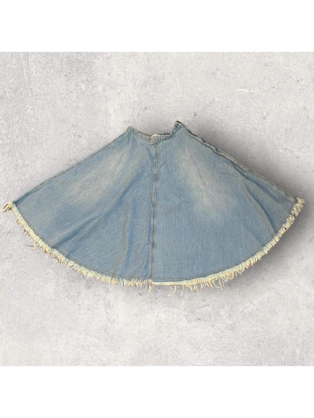 Rachel Comey A-Line Denim Midi Skirt - Sz 6